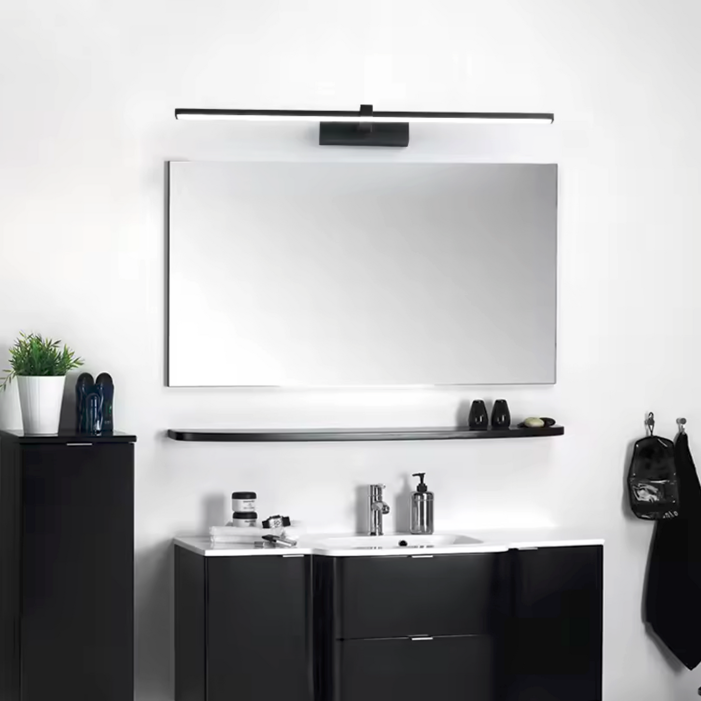 Modern LED Banyo Aplik 3 Renkli Makyaj Aynası Lambası